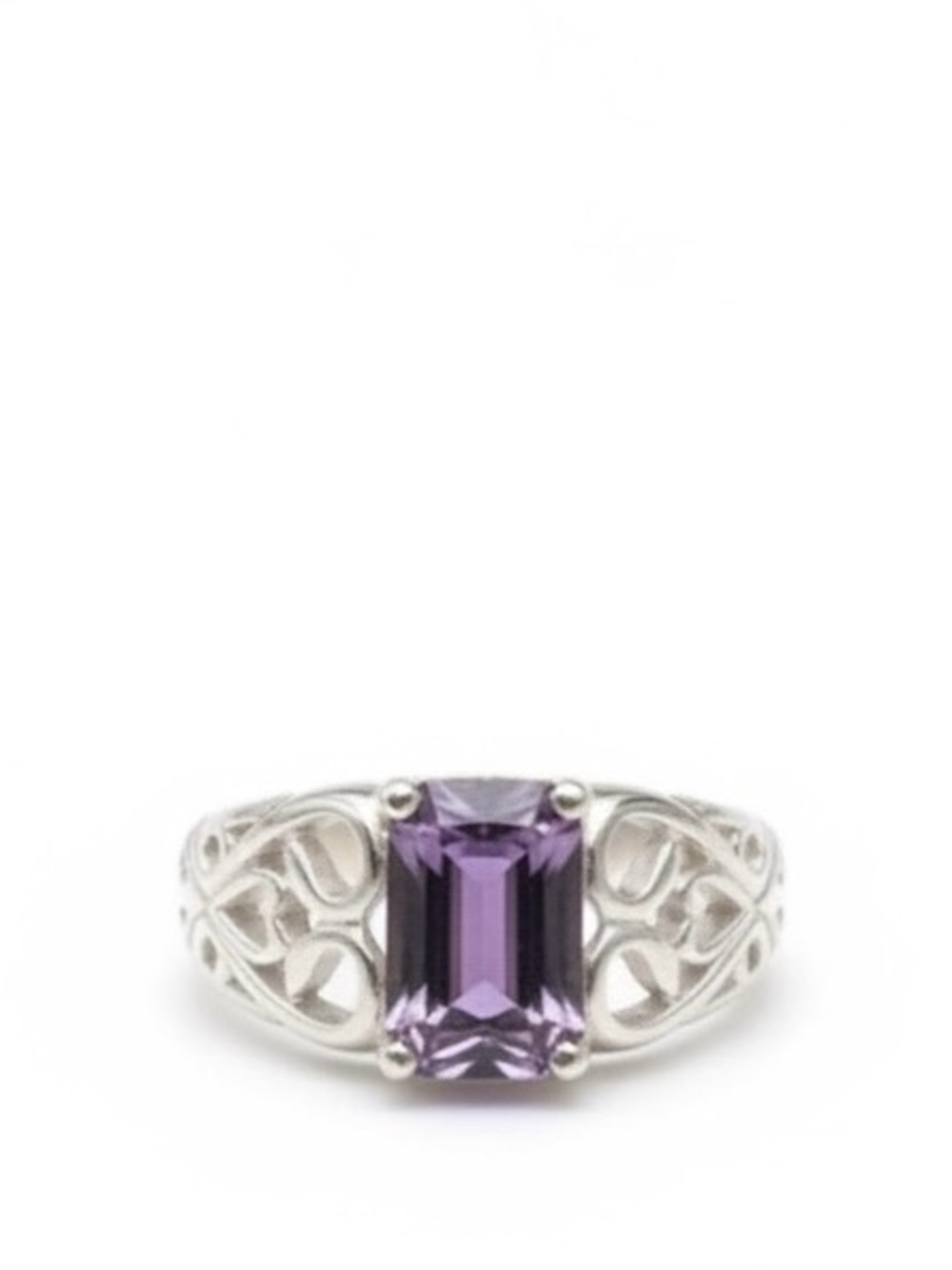 925 Sterling Silver Amethyst Ring